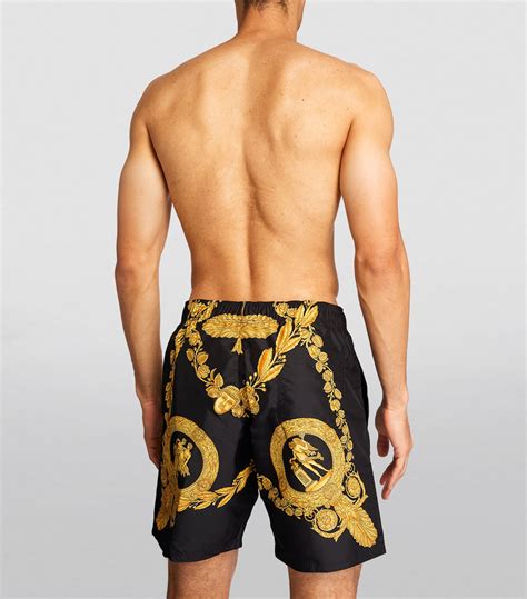 versace baroque swimshrts|Versace Maschera Baroque Swim Shorts for Men .